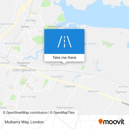 Mulberry Way map