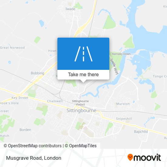 Musgrave Road map