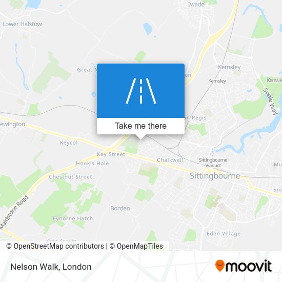 Nelson Walk map