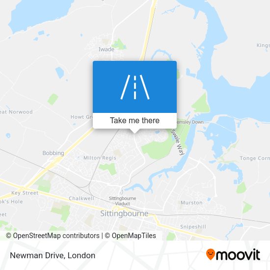 Newman Drive map