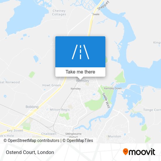 Ostend Court map