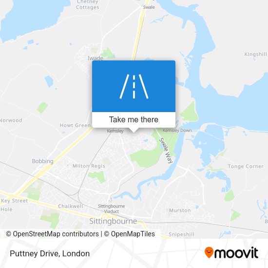 Puttney Drive map