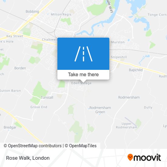 Rose Walk map