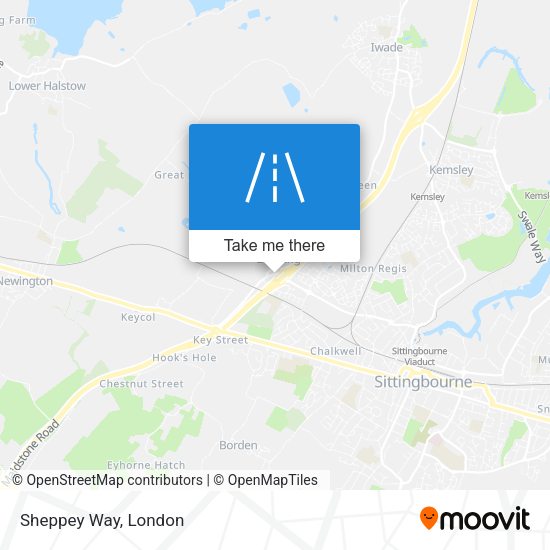 Sheppey Way map