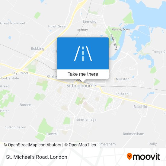 St. Michael's Road map