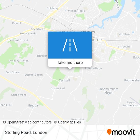 Sterling Road map