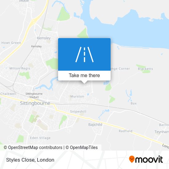 Styles Close map
