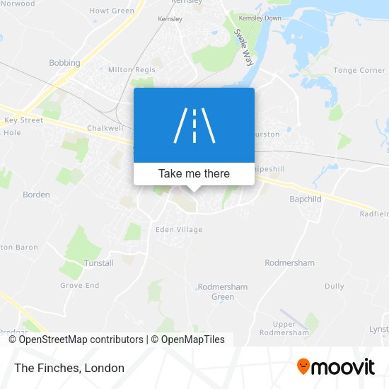The Finches map