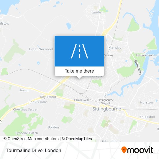 Tourmaline Drive map