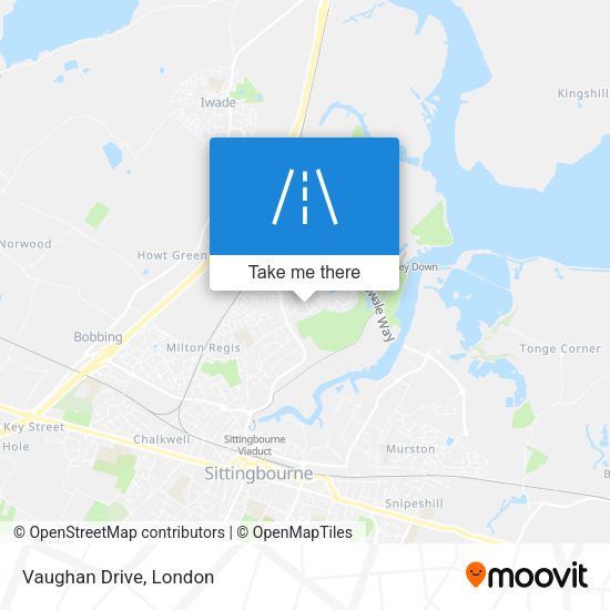 Vaughan Drive map