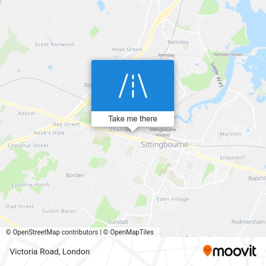 Victoria Road map