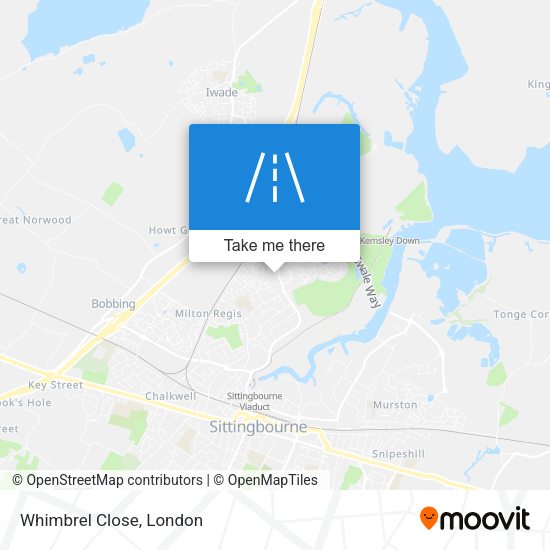 Whimbrel Close map