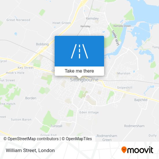 William Street map