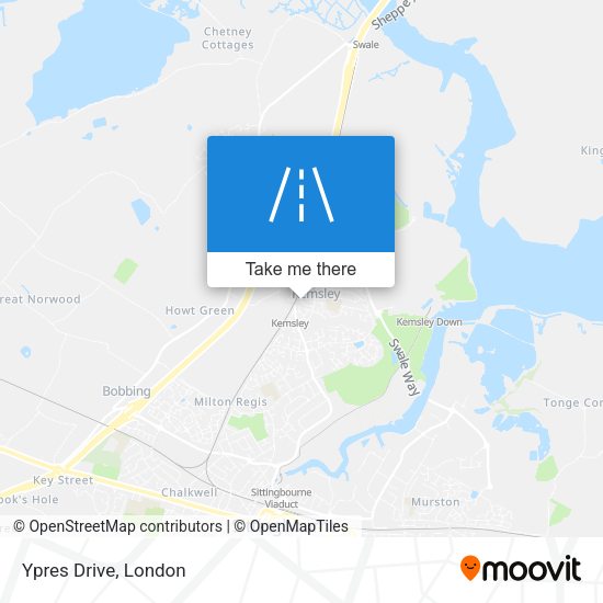 Ypres Drive map