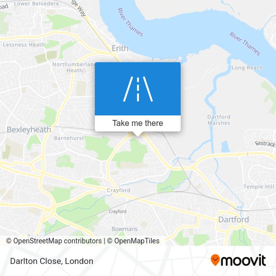 Darlton Close map