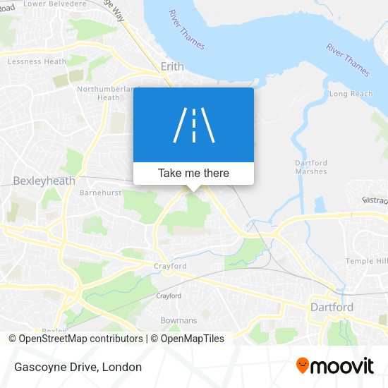 Gascoyne Drive map