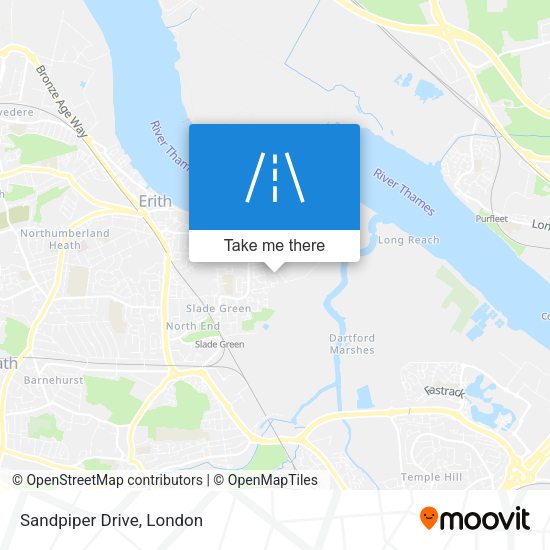 Sandpiper Drive map