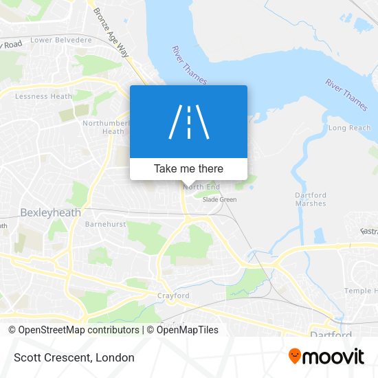 Scott Crescent map