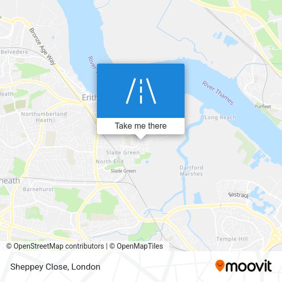 Sheppey Close map
