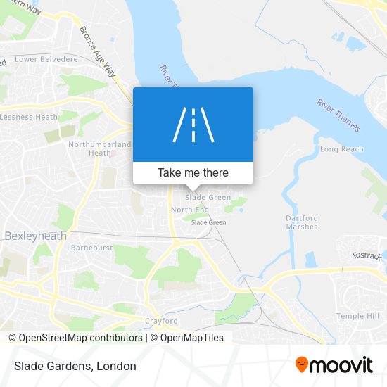 Slade Gardens map
