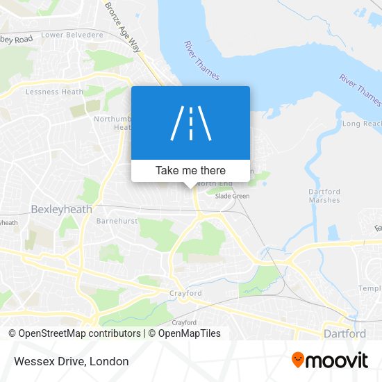 Wessex Drive map