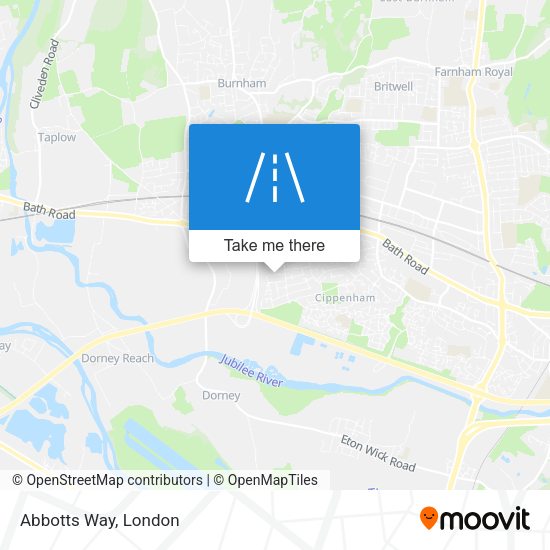 Abbotts Way map