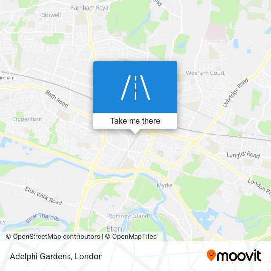 Adelphi Gardens map