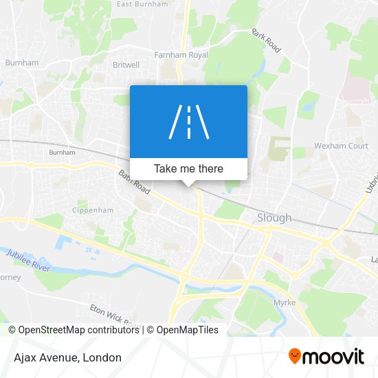 Ajax Avenue map