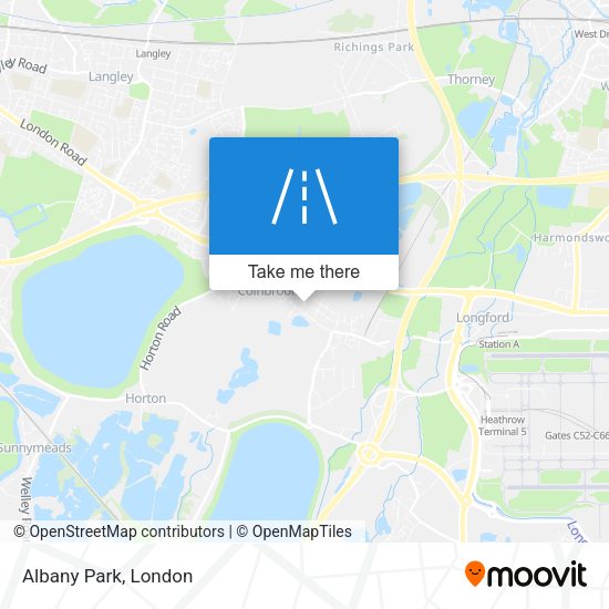 Albany Park map