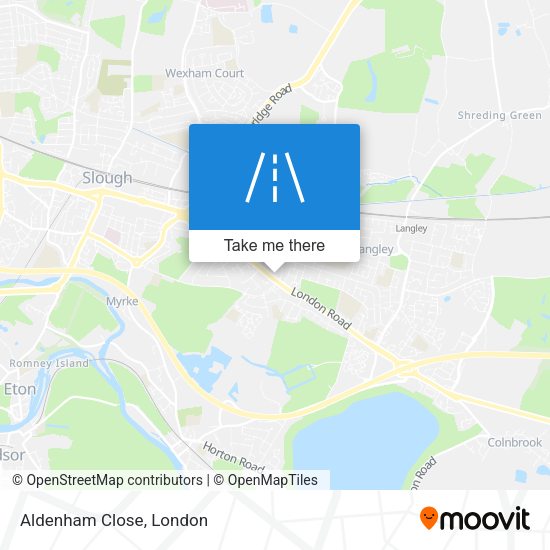 Aldenham Close map