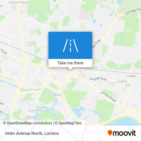 Aldin Avenue North map