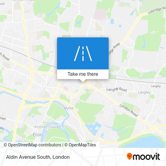 Aldin Avenue South map