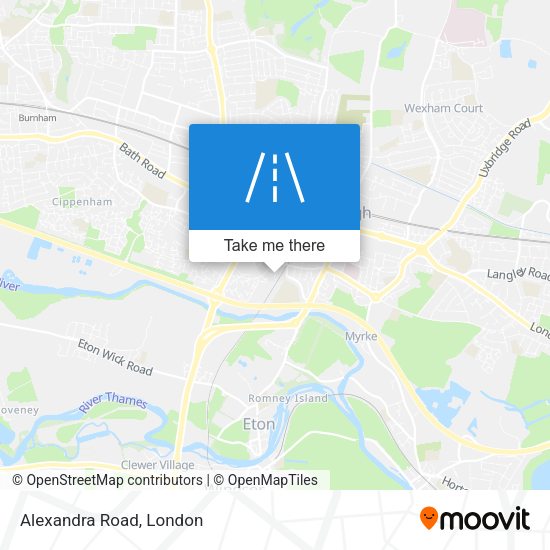 Alexandra Road map