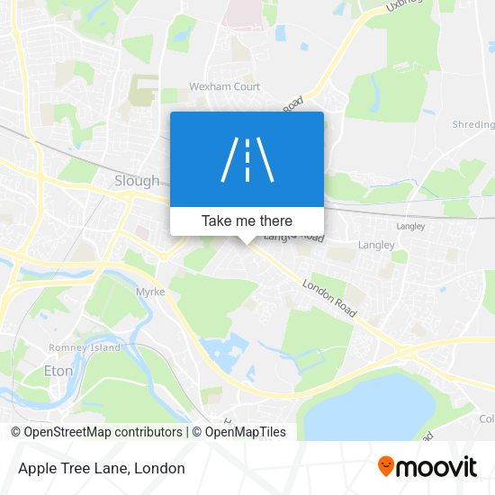 Apple Tree Lane map