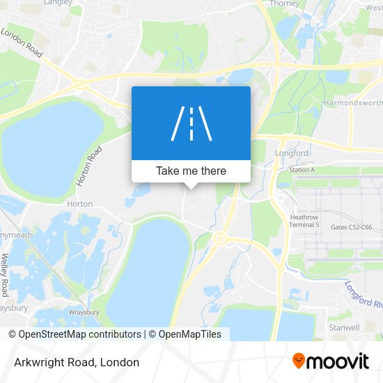 Arkwright Road map