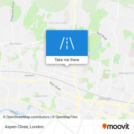 Aspen Close map