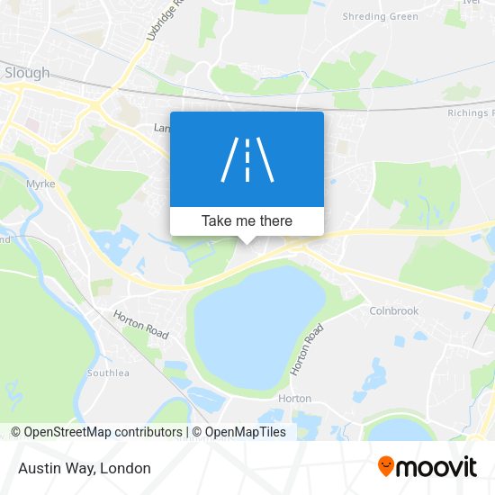 Austin Way map