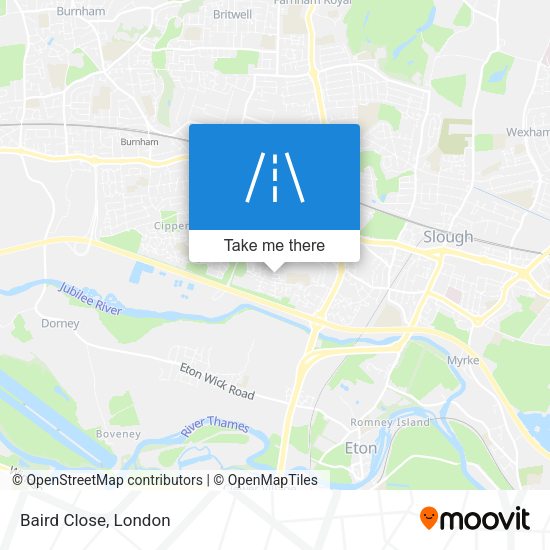 Baird Close map