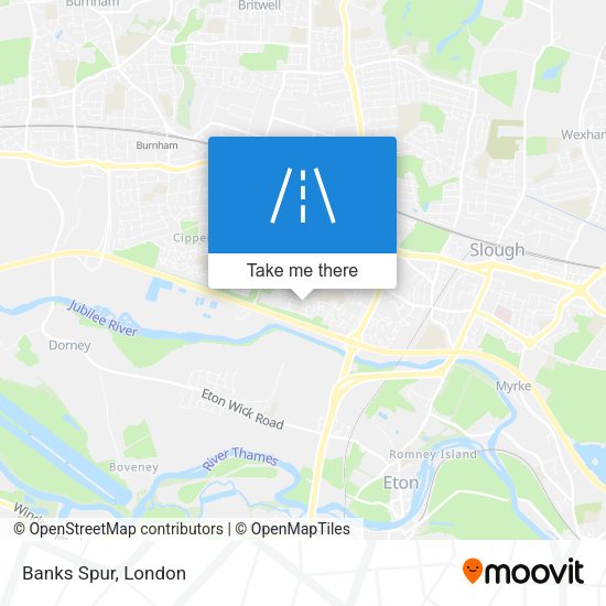 Banks Spur map