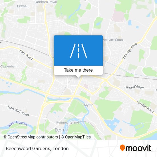 Beechwood Gardens map
