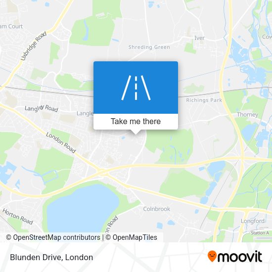 Blunden Drive map