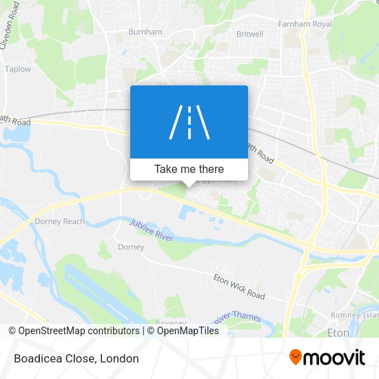 Boadicea Close map