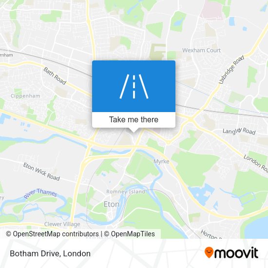 Botham Drive map