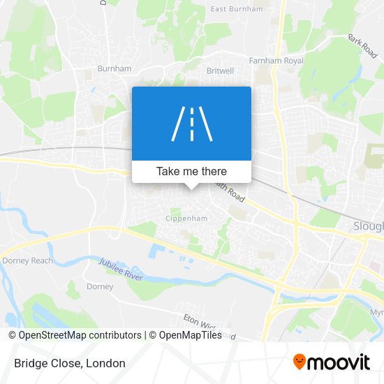 Bridge Close map