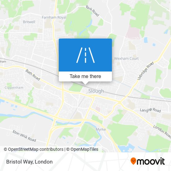 Bristol Way map