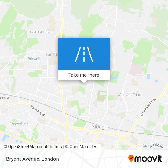 Bryant Avenue map