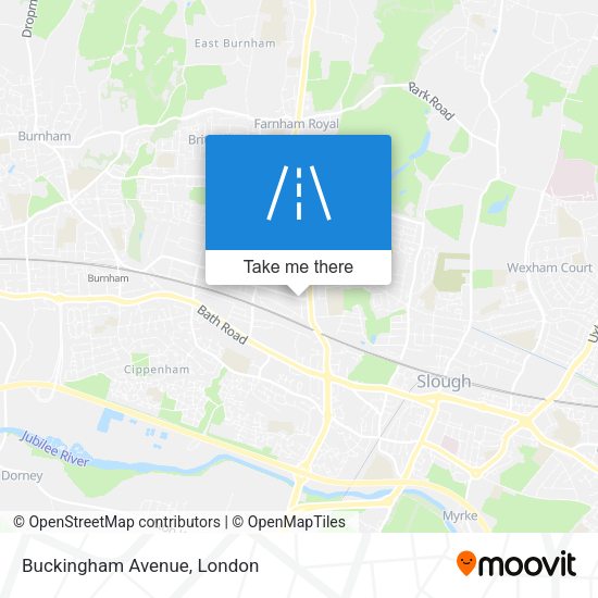 Buckingham Avenue map