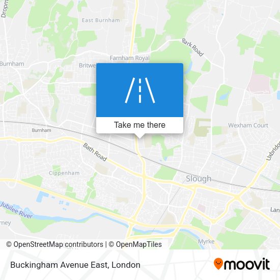 Buckingham Avenue East map