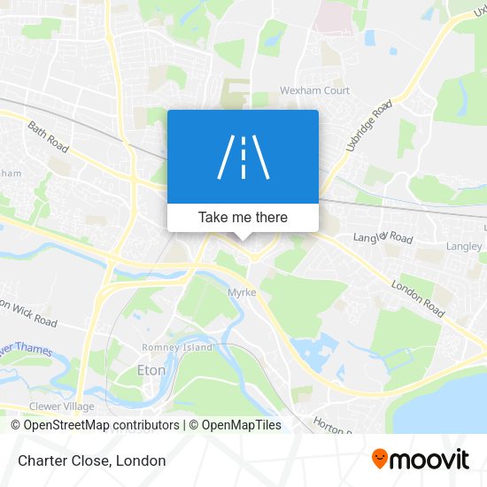 Charter Close map