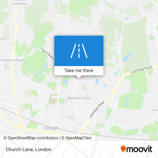 Church Lane map